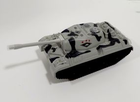 Танк 505-12E 24см, звук, світло, здить, на батарейці Сірий