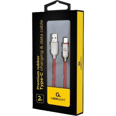 Дата кабель USB 2.0 AM to Type-C 2.0m Cablexpert (CC-USB2R-AMCM-2M-R) | Зображення 1