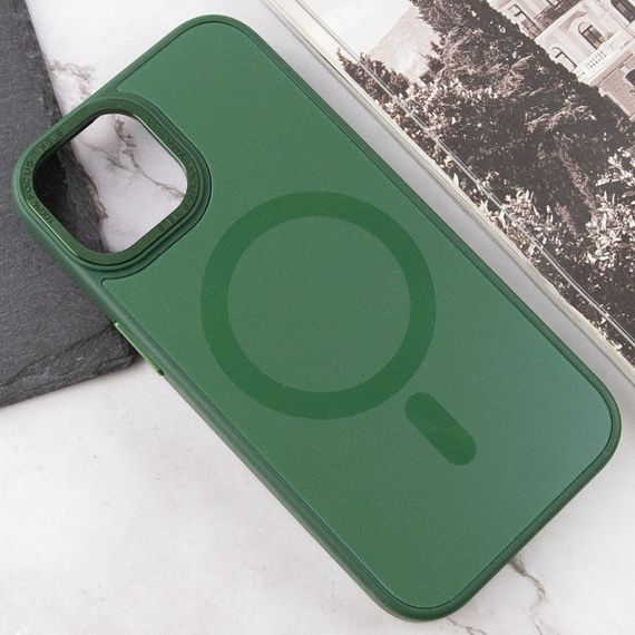 Чохол TPU+Glass Sapphire Midnight Open Camera with MagSafe для Apple iPhone 15 Plus (6.7") | Зображення 4