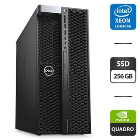 Робоча станція Dell Precision 5820 Tower / Intel Xeon W-2123 (4 (8) ядра по 3.6 - 3.9 GHz) / 32 GB DDR4 / 256 GB SSD / nVidia Quadro P600, 2 GB GDDR5, 128-bit / DVD-ROM б/в