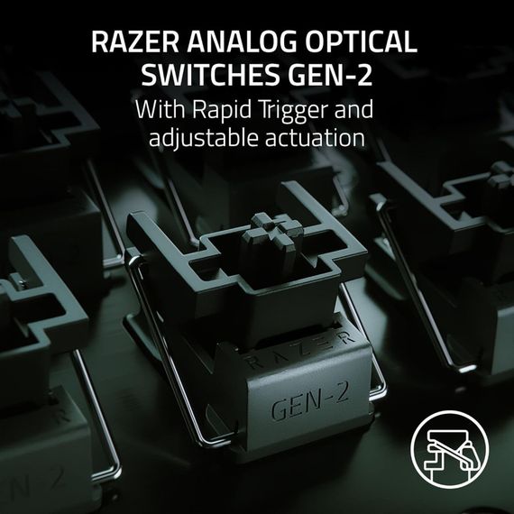 Клавіатура Razer Huntsman V3 Pro USB UA Black (RZ03-04970100-R3M1) | Зображення 4