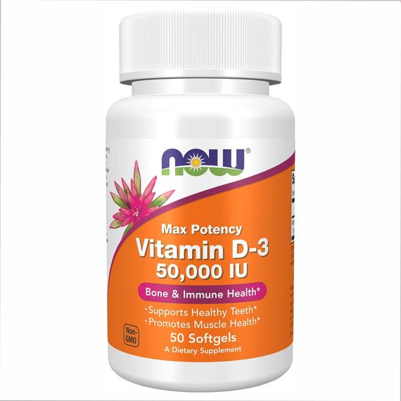 Vitamin D-3 50,000 IU - 50 softgels