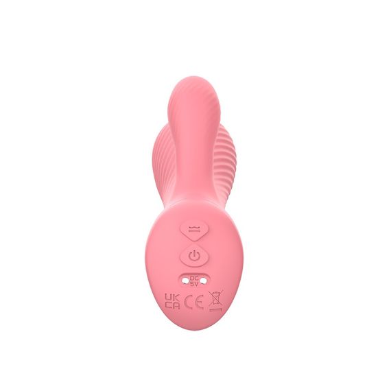 Вагінально-кліторальний вібратор кролик Chisa Lust Ripple Coney, рожевий Sex Aura | Зображення 5