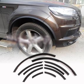 Накладки на колісні арки (Матова Чорна PU) для Ауди Q7 2005-2015 рр