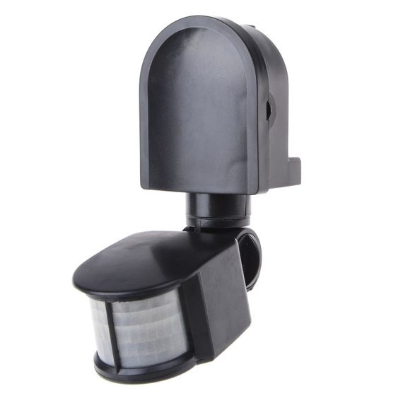 Датчик руху на світло накладний IP44 DE-09 BLACK