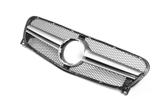 Передня решітка AMG Silver (2014-2016) для Mercedes GLA X156 рр | Зображення 2