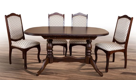 Деревянный обеденный стол Вавилон итальянский орех | Зображення 5