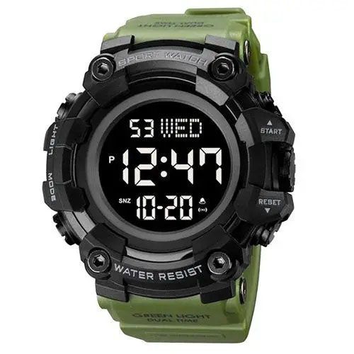 Electronic tactical wristwatch SKMEI 1968AG / Men's military watches / XU-503 Sports watches