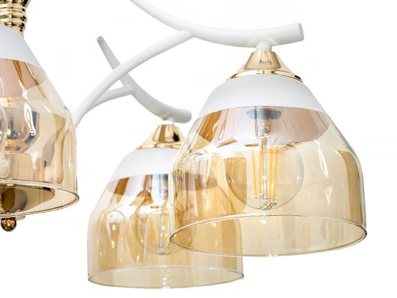 Люстра LK-731S/5 E27 WH+FG | Зображення 1