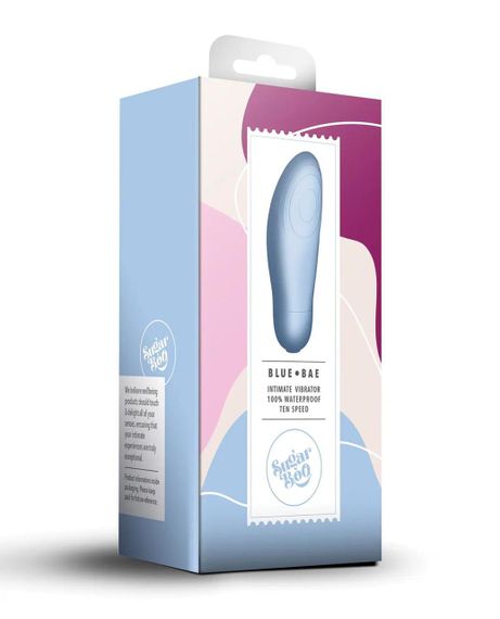 Клиторальный вибратор SugarBoo Blue Bae, работает от батареек (в комплекте) sexstyle | Зображення 4