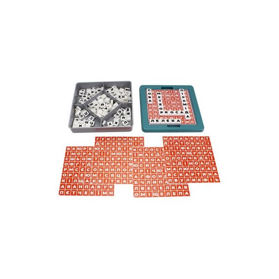 Детская развивающая игра филворд "Слова" 2963TXK 162 фишки, 10 шаблонов | Зображення 3