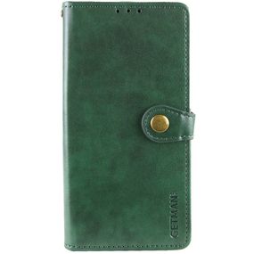 Шкіряний чохол-книжка GETMAN Gallant (PU) для Xiaomi Redmi A7 Pro 4G / Poco C81 Зелений