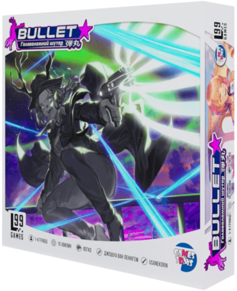 Настольная игра BULLET. Головоломный шутер (Bullet Star) укр.