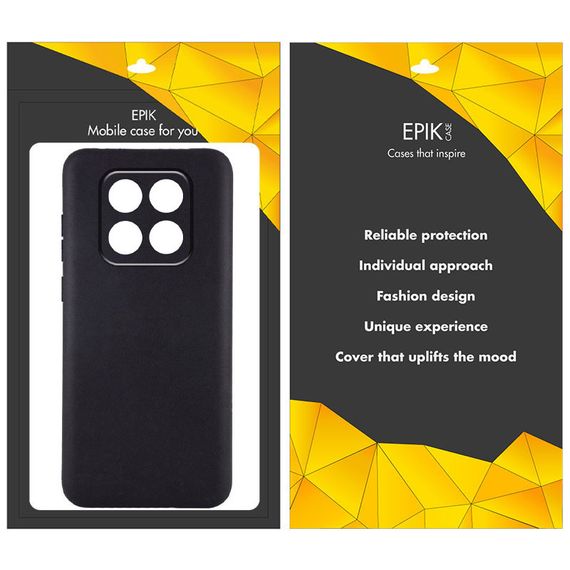 Чехол TPU Epik Black Full Camera для Xiaomi Redmi Note 14 Pro 5G | Зображення 1