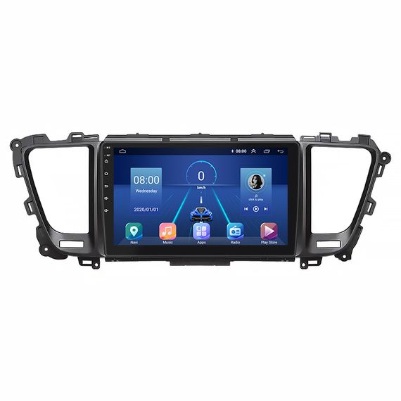 Штатна магнітола Lesko для Kia Carnival III 2014-2021 екран 9" 6/128Gb 4G Wi-Fi GPS Top Киа