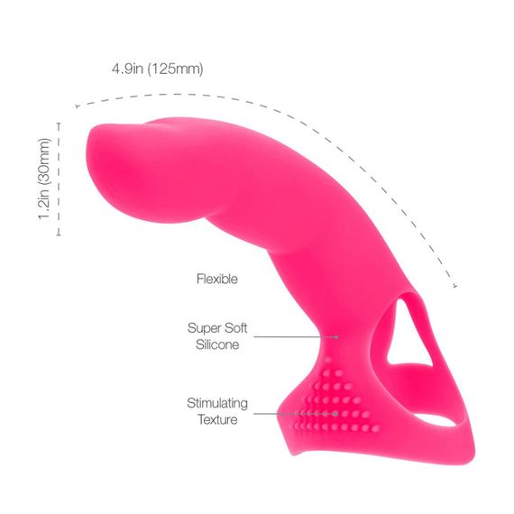 Насадка на палець Simple&True Extra Touch Finger Dong Pink | Зображення 1