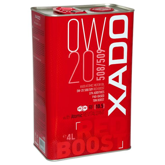 Синтетична олива XADO Atomic Oil 508/509 RED BOOST 0W-20  4л