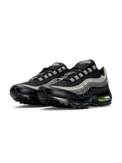 Кроссовки N1k2 M Air Max 95 PRM Black Grey Lime весна/лето/осень A3590 | Зображення 3