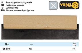 Шпатель для фуги VOREL, l=150 мм [50] VOREL-06310