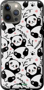 Чохол на iPhone 12 Pro Max Панди "4318b-2054-2448"