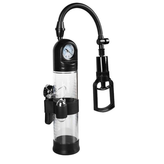 Вакуумна помпа з вібрацією Boss Series: Powerpump MASTER Vibrating - Black&Clear, BS6000034 sexstyle | Зображення 8