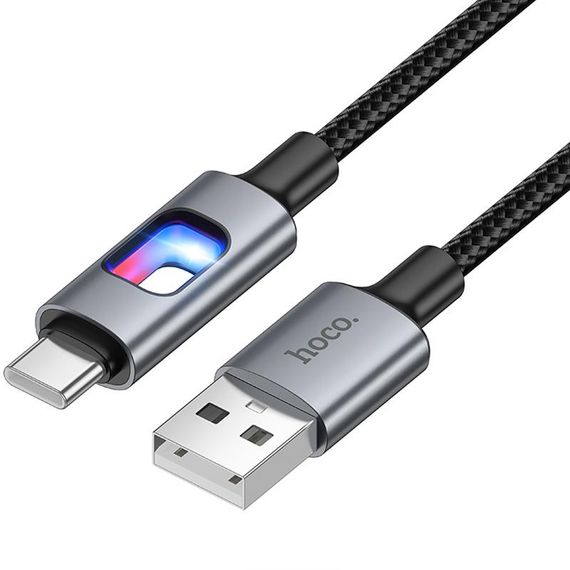Дата кабель Hoco U144 New USB to Type-C 3A (1.2m) Black | Зображення 2