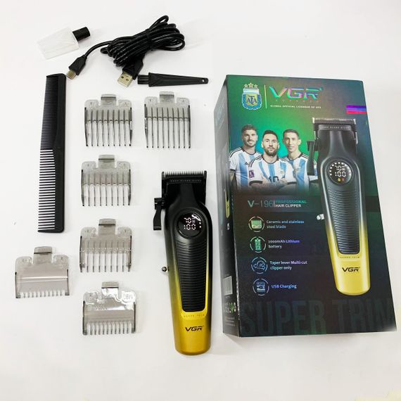 Надійна машинка для стрижки, Електромашинка для стрижки, Перукарська машинка акумуляторна професійна PX-16 | Зображення 8