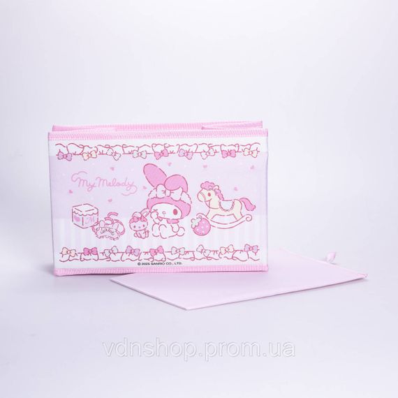 Корзина для игрушек 30×20×20 (см) мягкая складная Розовый HP-41-7P | Зображення 4