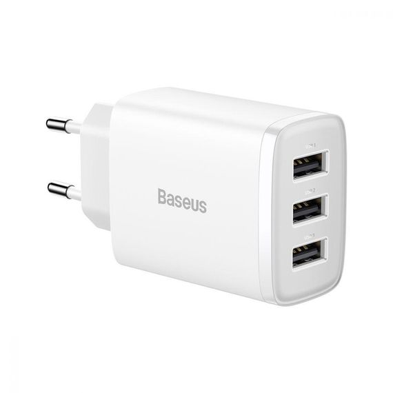 МЗП Baseus Compact 17 W (3 USB)
