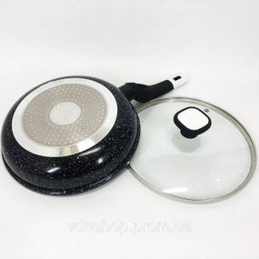 Антипригарна сковорода без олії, Сковороди без масла, Глибока сковорода для кухні EA-36