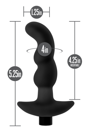 Массажер простаты Blush Anal Adventures Platinum Silicone Vibrating sexstyle | Зображення 5