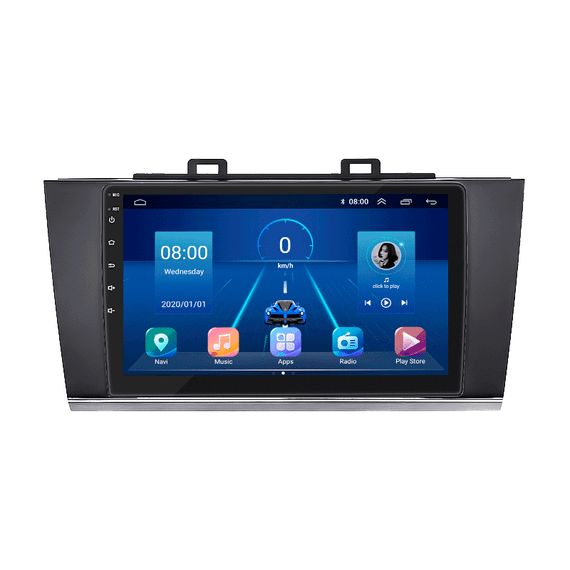 Штатна магнітола 9" Lesko для Subaru Legacy VI 2014-2017 6/128Gb 4G Wi-Fi GPS Top Тойота