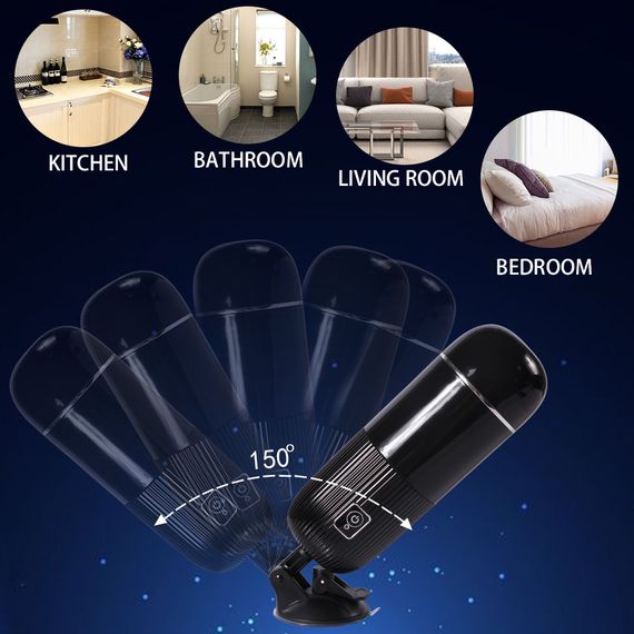 Інноваційний мастурбатор "Vortex X-360", багаторежимний з присоскою Sex Aura | Зображення 7