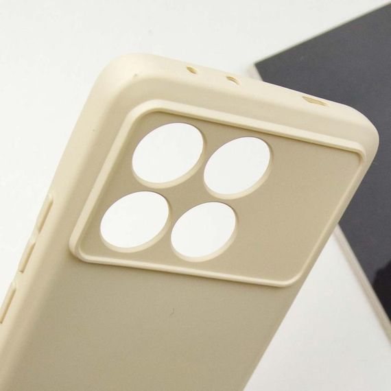 Чохол TPU GETMAN Liquid Silk Full Camera для Xiaomi Poco X6 Pro Пісочний / Sand | Зображення 5