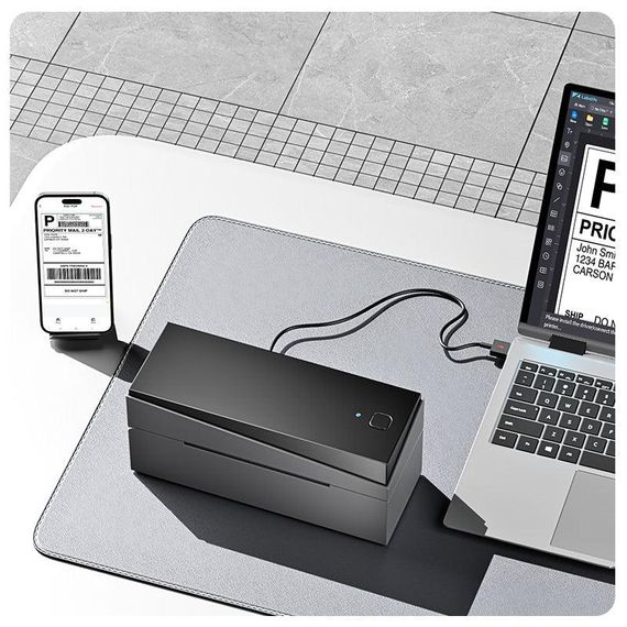 Принтер етикеток для доставки Phomemo PM249-BTZ з Bluetooth та USB | Зображення 4