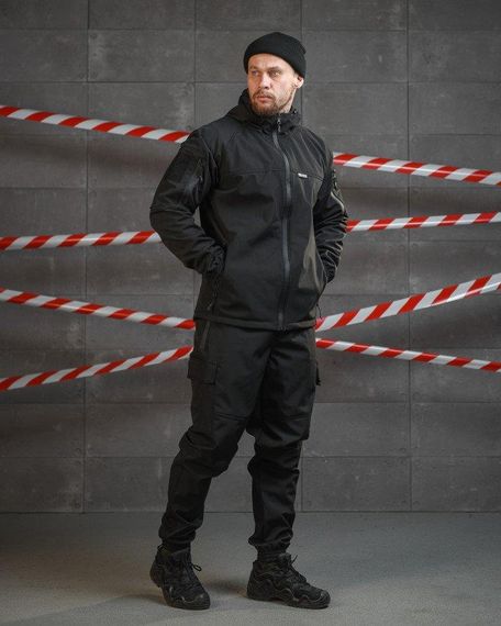 Тактический костюм софтшел Oblivion black ВТ0600 | Зображення 3