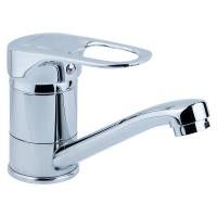 Змішувач MJ d40мм для кухні гусак прямий 150мм на шпильці Aquatica