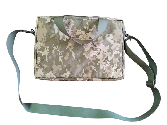 Сумка для ноутбука діагоналлю 17 дюймів М&М Вид 5 ММ-14 піксель (213205) | Зображення 2