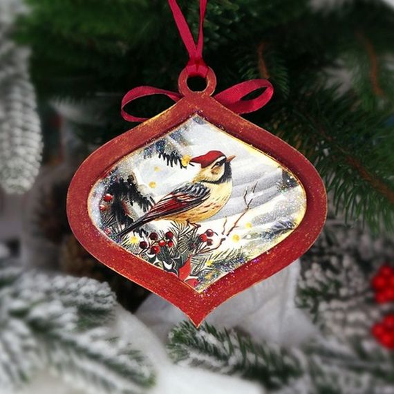 Творческий набор для создания 3-х елочных украшений "Vintage Christmas" FDCKW-053 | Зображення 4