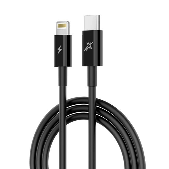Дата кабель USB-C to Lightning 20W CL-07B Black Grand-X (CL-07B) | Зображення 1