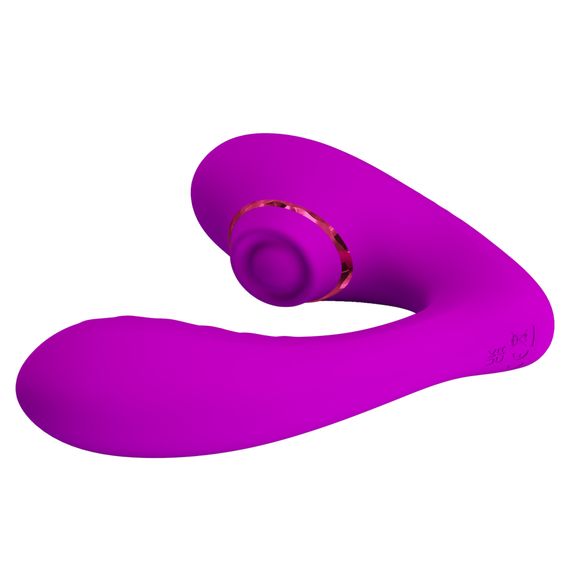 Вібромасажер PRETTY LOVE Naty Clitoral Thrusting Stimulator | Зображення 9