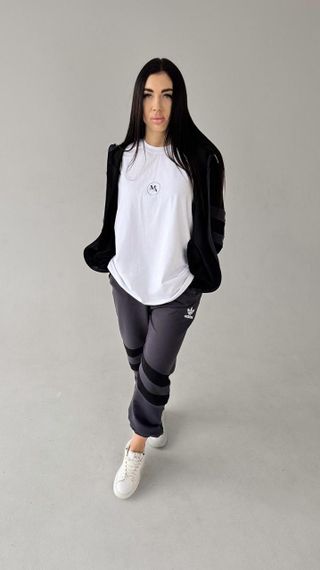 Спортивний костюм унісекс adidas колір графіт | Зображення 4