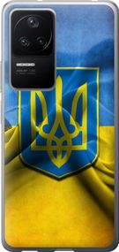 Чехол на Xiaomi Redmi K40S Флаг и герб Украины 1 "375u-2582-17620"
