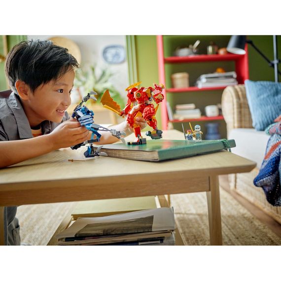 Конструктор LEGO NINJAGO Робот вогняної стихії Кая 322 деталей (71808) | Зображення 5