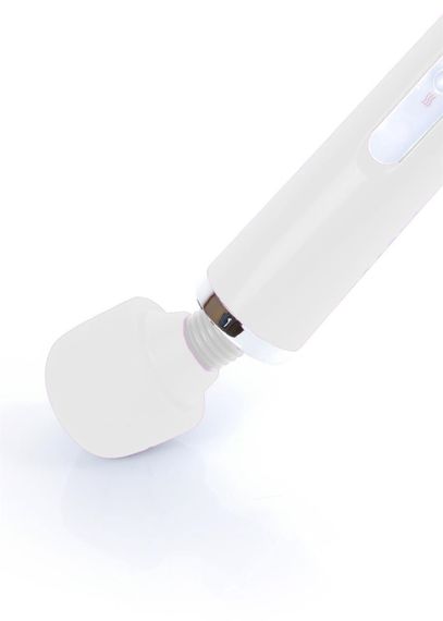 Вибромассажер Massager Wand USB White 10 Function Sex Aura | Зображення 3
