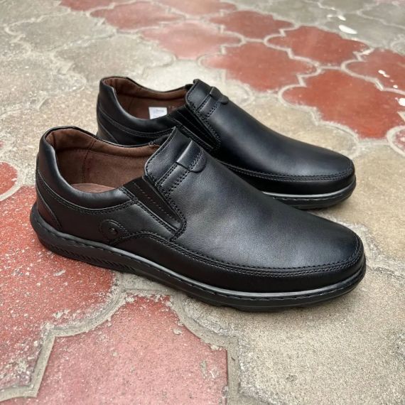 Польские мужские кожаные мокасины 41 размер | Зображення 3