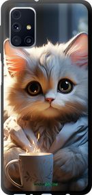 Чохол на Samsung Galaxy M31s M317F Білий кіт "5646b-2055-2448"