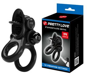 Ерекційне вібро кільце Pretty Love Passionate Ring, BI-210239 Sex Aura
