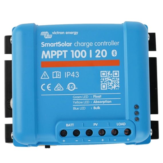 Victron Energy SmartSolar MPPT 100/20 48V (20A,12/24/48В) Контролер заряду | Зображення 1