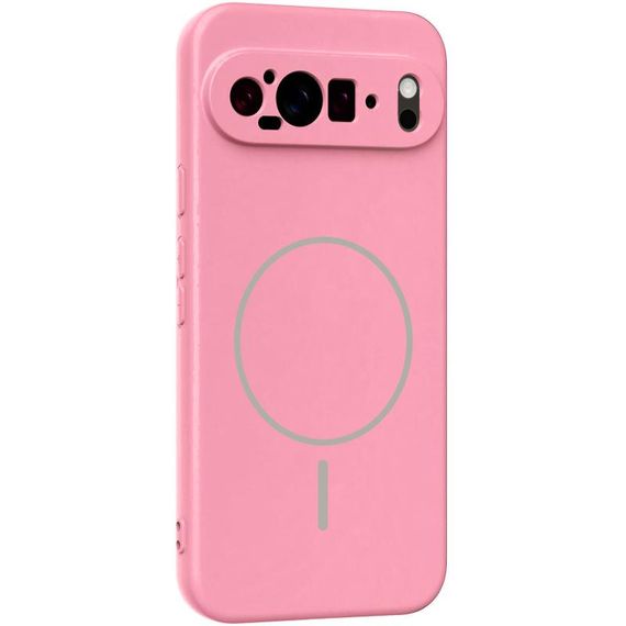 Чохол Silicone Cover Lakshmi Full Camera (AA) with Magnetic Fit для Google Pixel 9 Pro XL Рожевий / Light pink